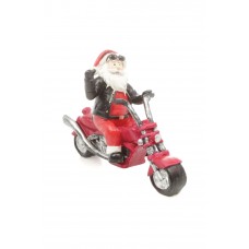 Motorsikletli 15 cm Noel Baba Biblo